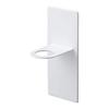 Yamazaki Jitsugyo Magnetic Bathroom Dispenser Holder White Approx. W7XD8XH17cm Tower Floating Storage Hygienic 4867