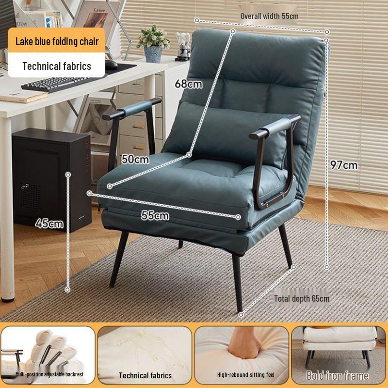 Convertible Sofa Chair: Foldable Sofa Bed for Office, Nap, and Home Use; Ideal for Sitting, Sleeping, and Lounging.