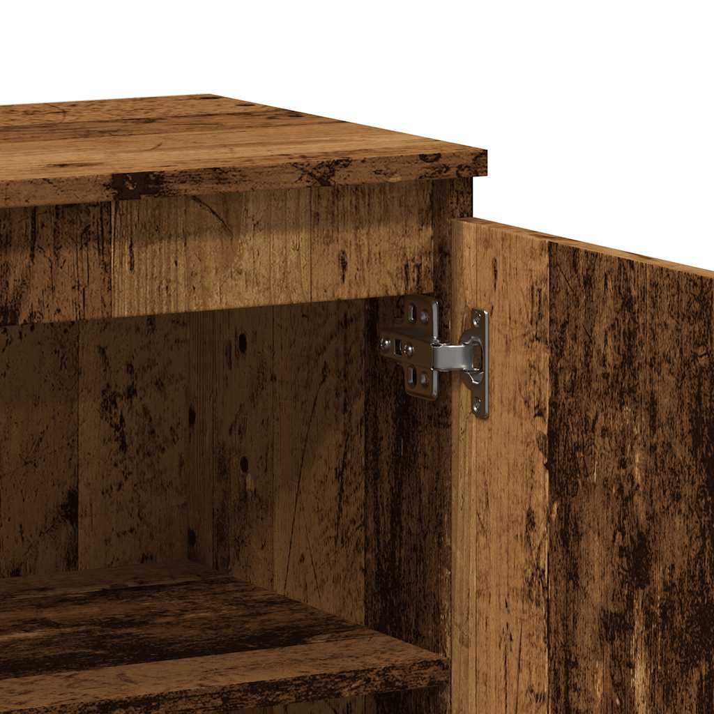 Sideboard Rustic Wood Look 60 x 35 x 70 cm Engineered Wood