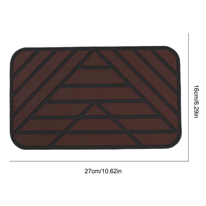Car Floor Carpet Mat Patch Car Heel Pad PVC Car Truck Floor Plate Rest Footrest Floor Mat Sewing Tool Included For Enhanced Grip