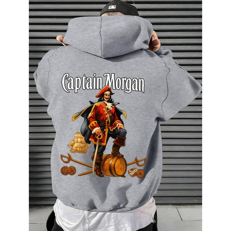 Men S Casual Print Sweatshirt L