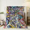 Abstract Art Jackson Pollock Throw 240g Flannel Blanket Lightweight Soft Skin-friendly Summer Thin Throw Blanket