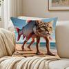 Iitalians Bbrainrot Creative Cushion Cover Plush Decorative Pillow Case With Hidden Zipper Cutecore Room Decor For Home