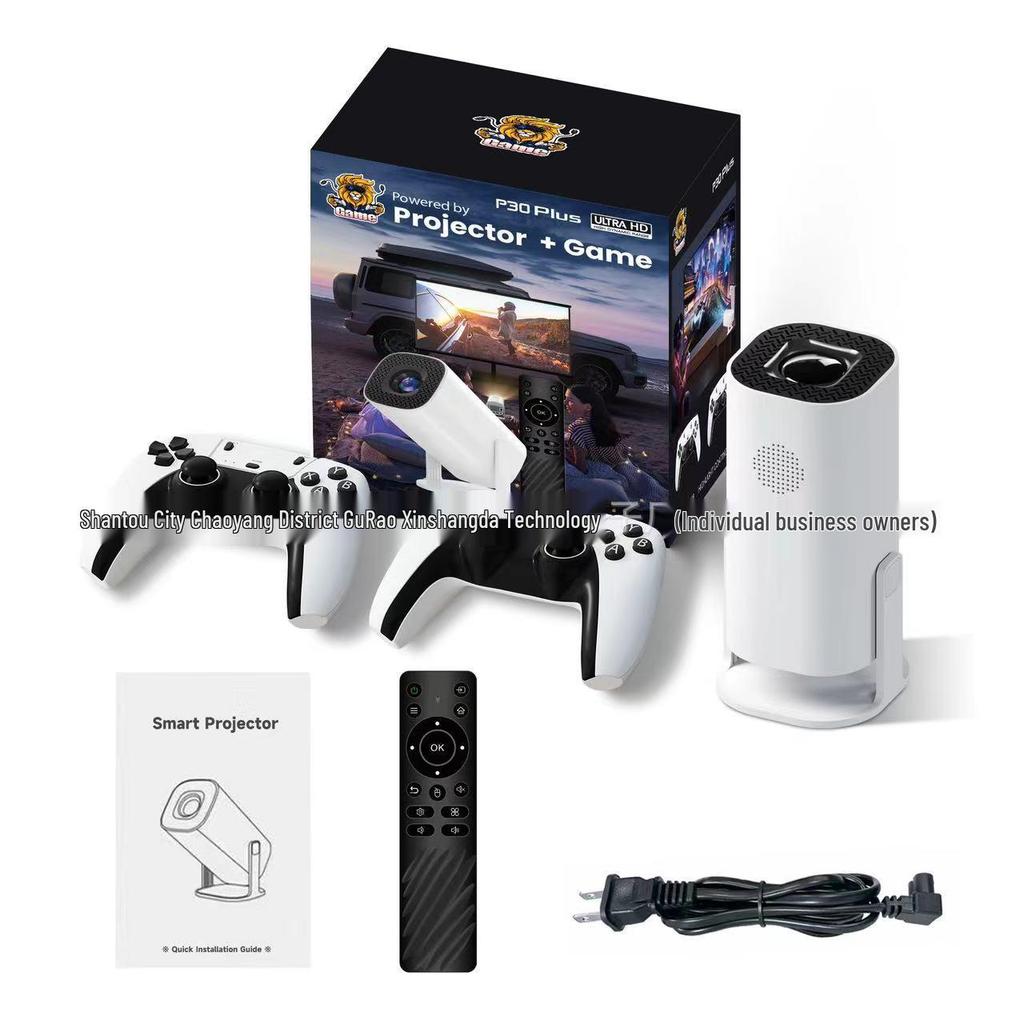 P30MAX 4K Android Game Console Projector with Allwinner H713 Chip