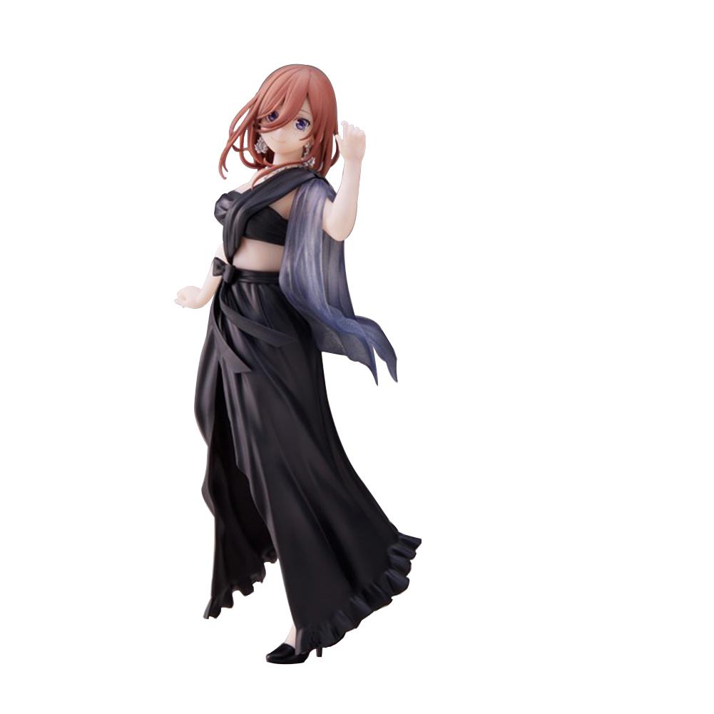 

20 см Аниме Накано Мику Фигурка Фигурки Действия Черная Юбка Милая Модель Настольные Украшения Фигурка Подарки ПВХ игрушки Подвижная Сочлененная Масштаб Детализированная 20cm