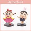 Adorable Crayon Shin-chan Collectible Pvc Figures 8 Styles 5 Generations Cute Anime