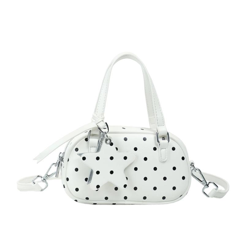 Elegant Polka Dot Shoulder Bag for Women – Stylish, Versatile, Handheld & Crossbody Design