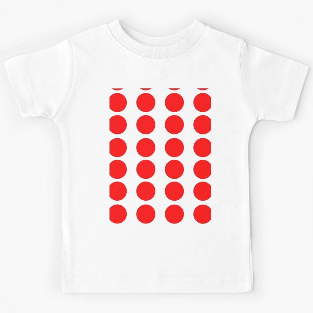 RED POLKA DOTS Kids T-Shirt 160