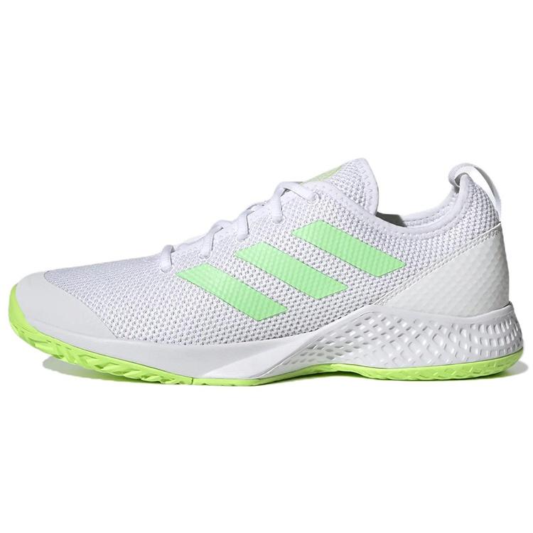 adidas CourtFlash  White Beam Green  Men s GY4007 EU 42