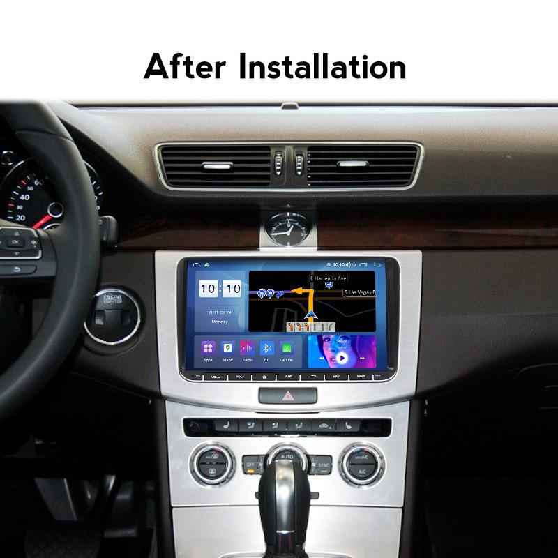 9-Inch Android GPS Car Navigation with CarPlay for Volkswagen Magotan, Sagitar, Santana