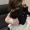 Borsa a Mano Unica con Fiocco Pieghettato Elegante Versatile Borsa a Spalla/Sottobraccio Per Donna