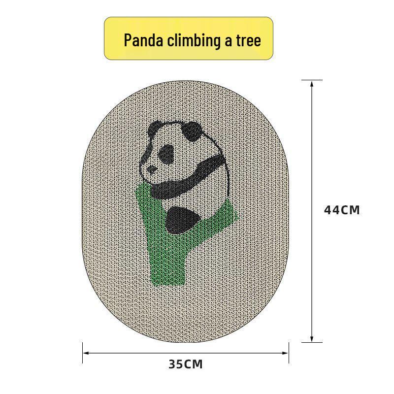 Wandmontierter selbstklebender Katzenkratzer: Vertikale Wellpappe zum Krallenschärfen, Kratzfest, Verschleißfest