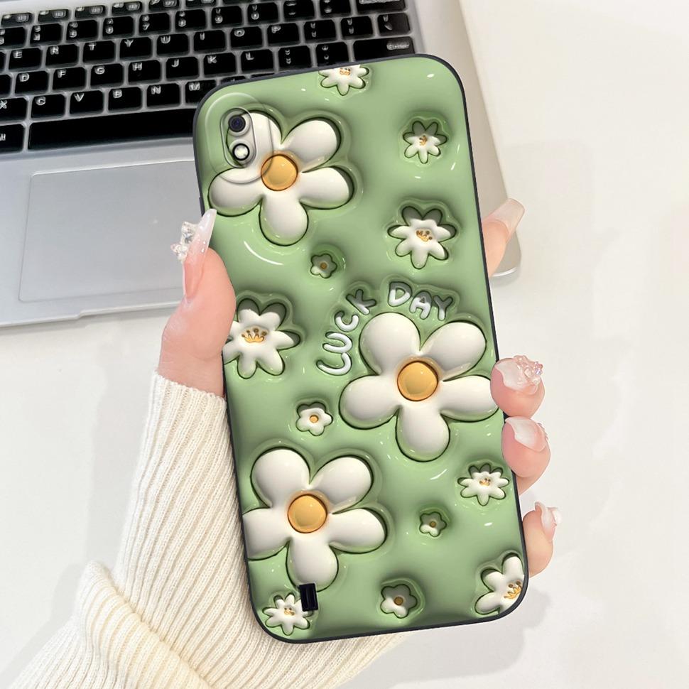 Schutzhülle für Samsung Galaxy A10 Hülle Niedlicher Hase Weiches Silikon Funda für Samsung A10 A105F A105G GalaxyA10 Handygehäuse