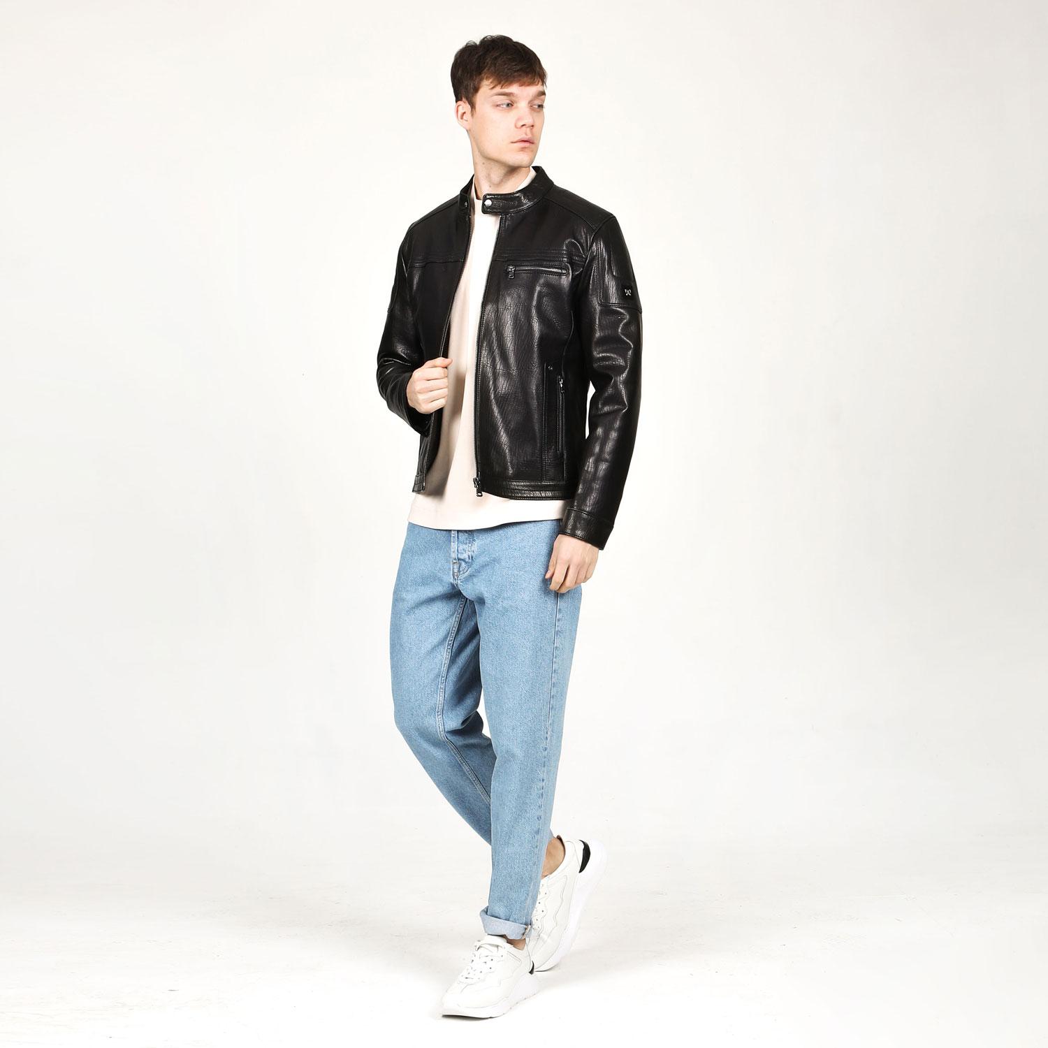 

Topgun Jumbo Genuine, человек из натуральной кожи, мужской Mont 3XL чёрный