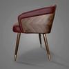 Modern Leisure Dining Chairs Simple Creative Ins Home Furniture Nordic Restaurant Solid Wood Chair Leather Art Backrest Stool