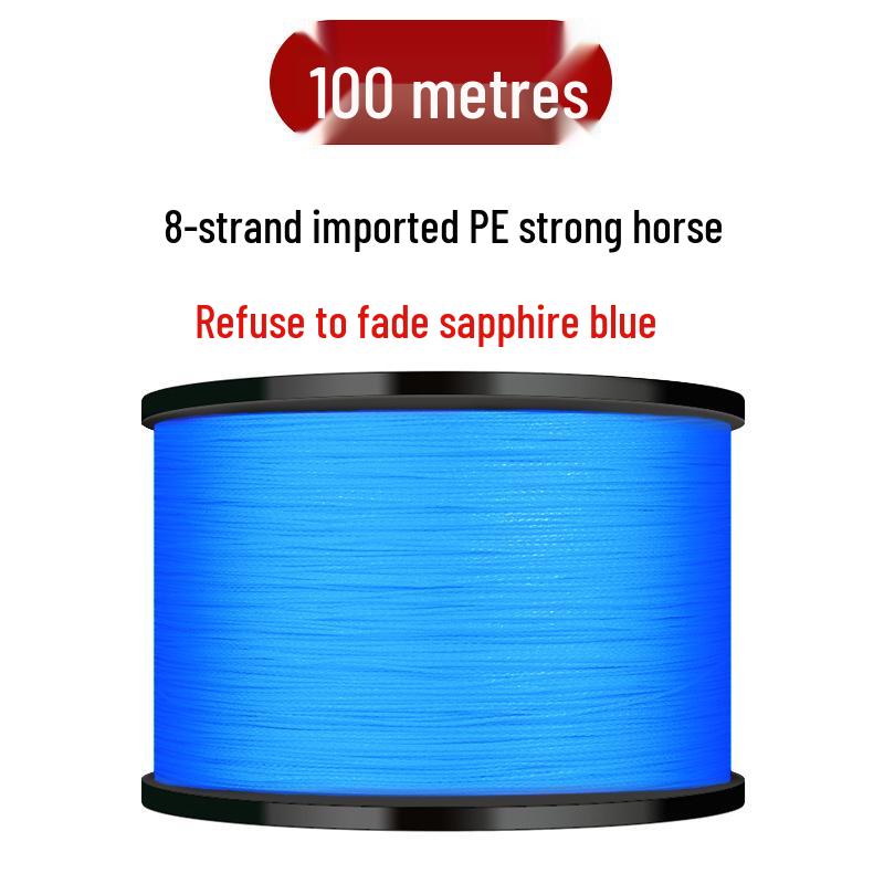 Teles PE Fishing Line: Genuine Long Cast, Fade-Resistant, China Red Lure for Anchoring. Size 1.2