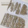Pointed Bottom Czech Rhinestones for Nail Art - Glass Transparent Accents for Nail Decorations