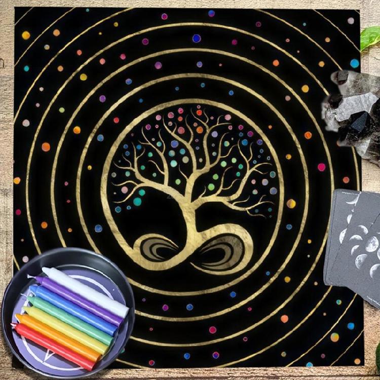 Metaphysical Game Mat Pendulum Divinations Altar Tablecloth Board Game Card Pad