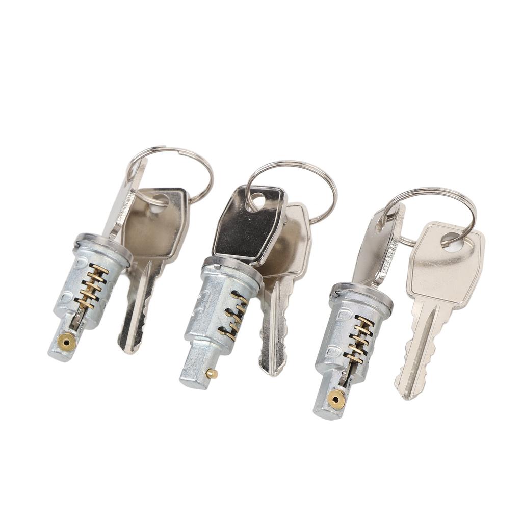 Door Lock Barrel Set MTC6504 Metal Strong Structure Front Door Lock Barrel Kit with Keys for Defender 90 110 130