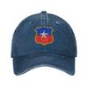 Chile Flag Baseball Cap Cotton Sun Protection Unisex Women's Adjustable Dad Hat