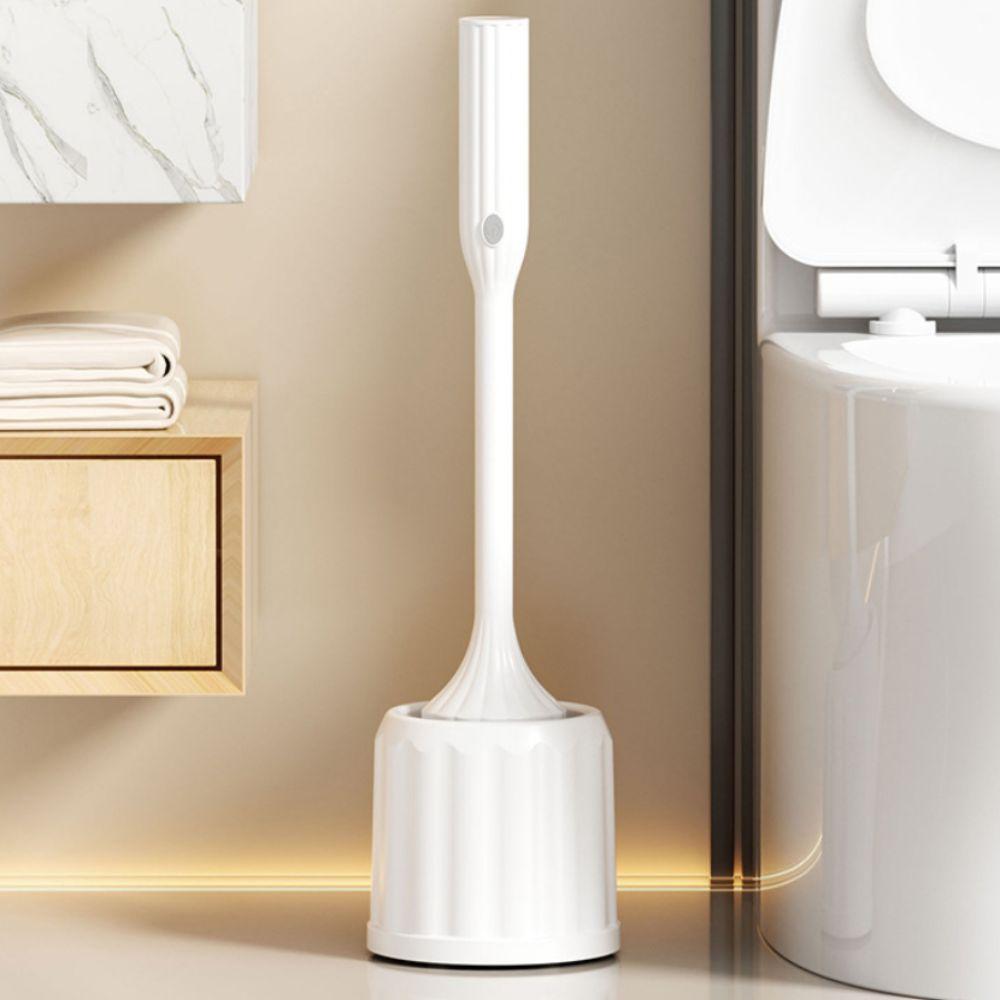 Sturdy Structure Toilet Cleaning Brush Long Service Life Full Coverage Scrubber Daily Use