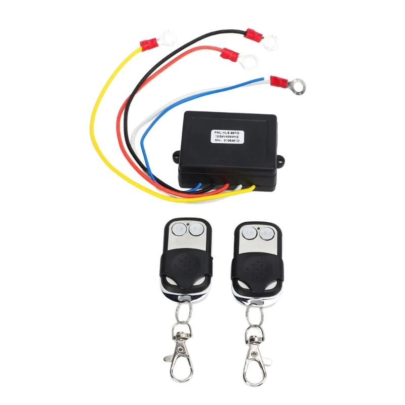 Winch Remote Control Systems Easy Installation Universal Wireless Winch Remote Control Switch Receiver Kit Fast Response
