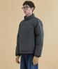 Plac Curved Zipper Short Puffer Black