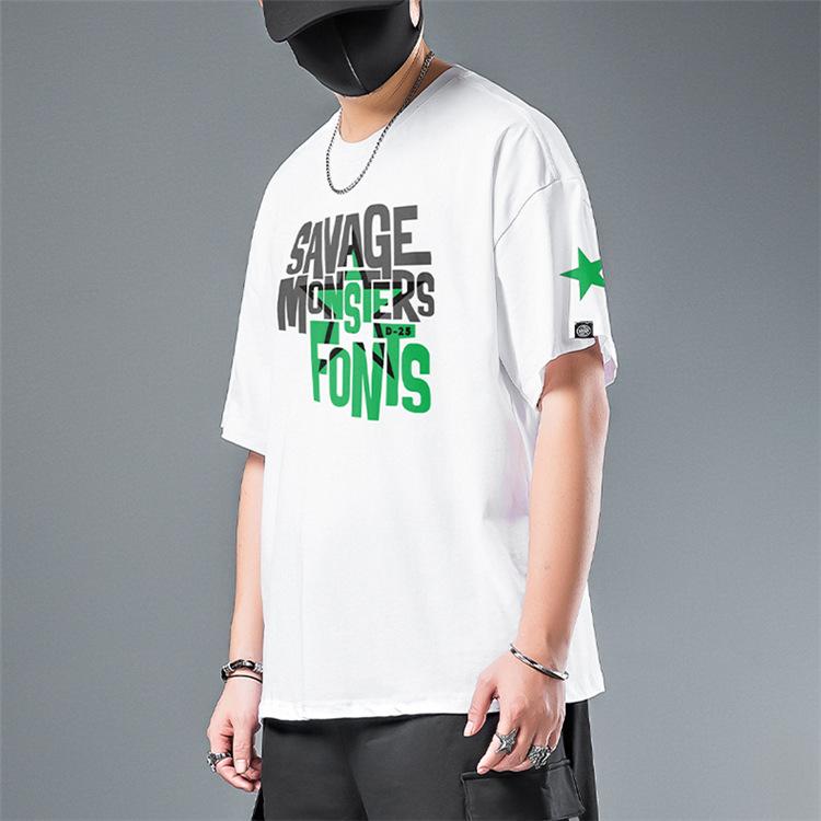 Футболка мужская большого размера с коротким рукавом — фото 3