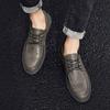 [Hot-selling Trendy Models] 2024 Summer Youth Retro Casual Leather Shoes British Brock Men's Leather Shoes