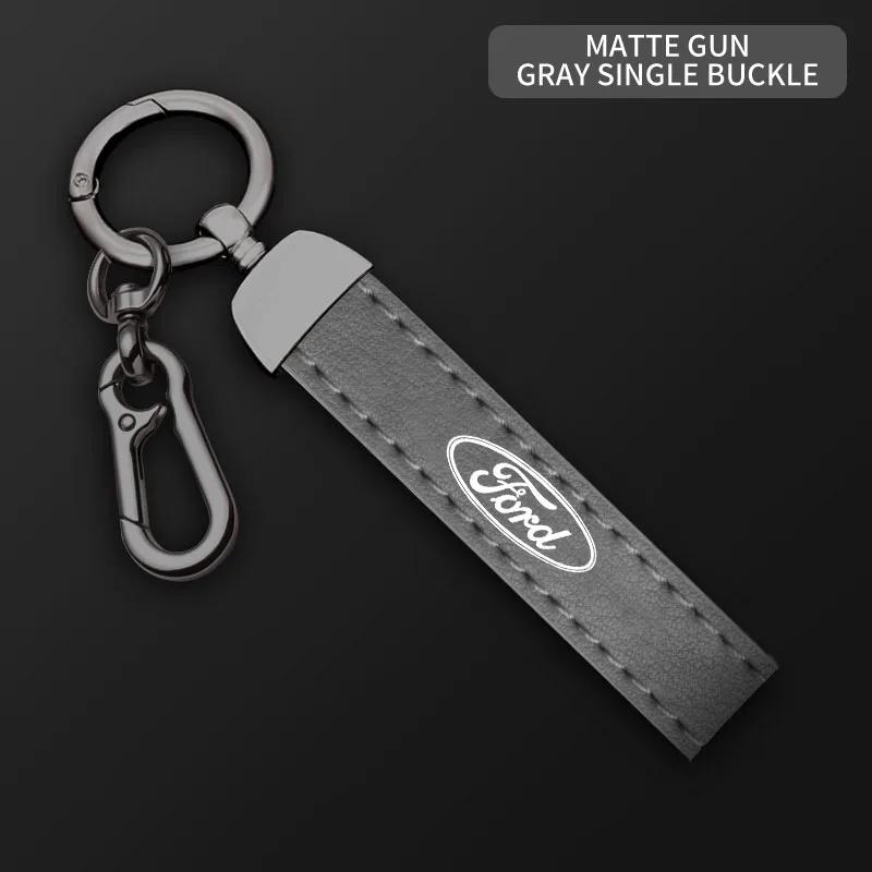 Car Sticker Ford New 2025 Hot Car Keychain Luxury Key Ring Holder Car Key Buckle Jewelry Gift For Ford Focus Mondeo Mk4 Mk5 Rang