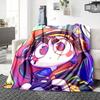 1Pc Colorful Anime Character Blanket Soft Throw Blanket For Home Bedroom Bed Sofa Travel Office Solid Christmas Blanket