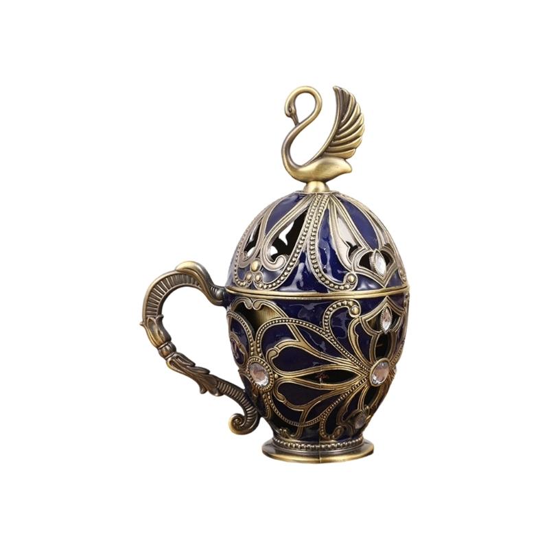 

Artistic Hollow Out Scented Candle Holder For Living Room Bedroom Space Metal Incenses Diffusers Burners 1PC