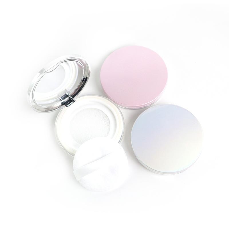 Viral 5g Ultra-Thin Flip Compact with Mirror, Empty Refillable Loose Powder Box, Portable Travel Essential