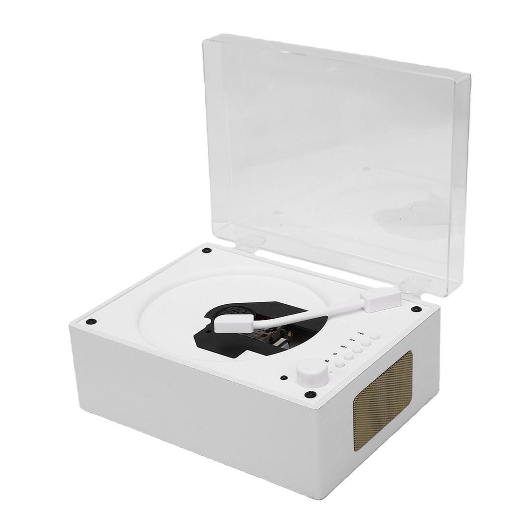 CD-Player Kabellos Bluetooth 5.1 Tragbarer CD-Player USB AUX-Eingang Unterstützt CD MP3 WMA mit Doppel-Lautsprechern Fernbedienung