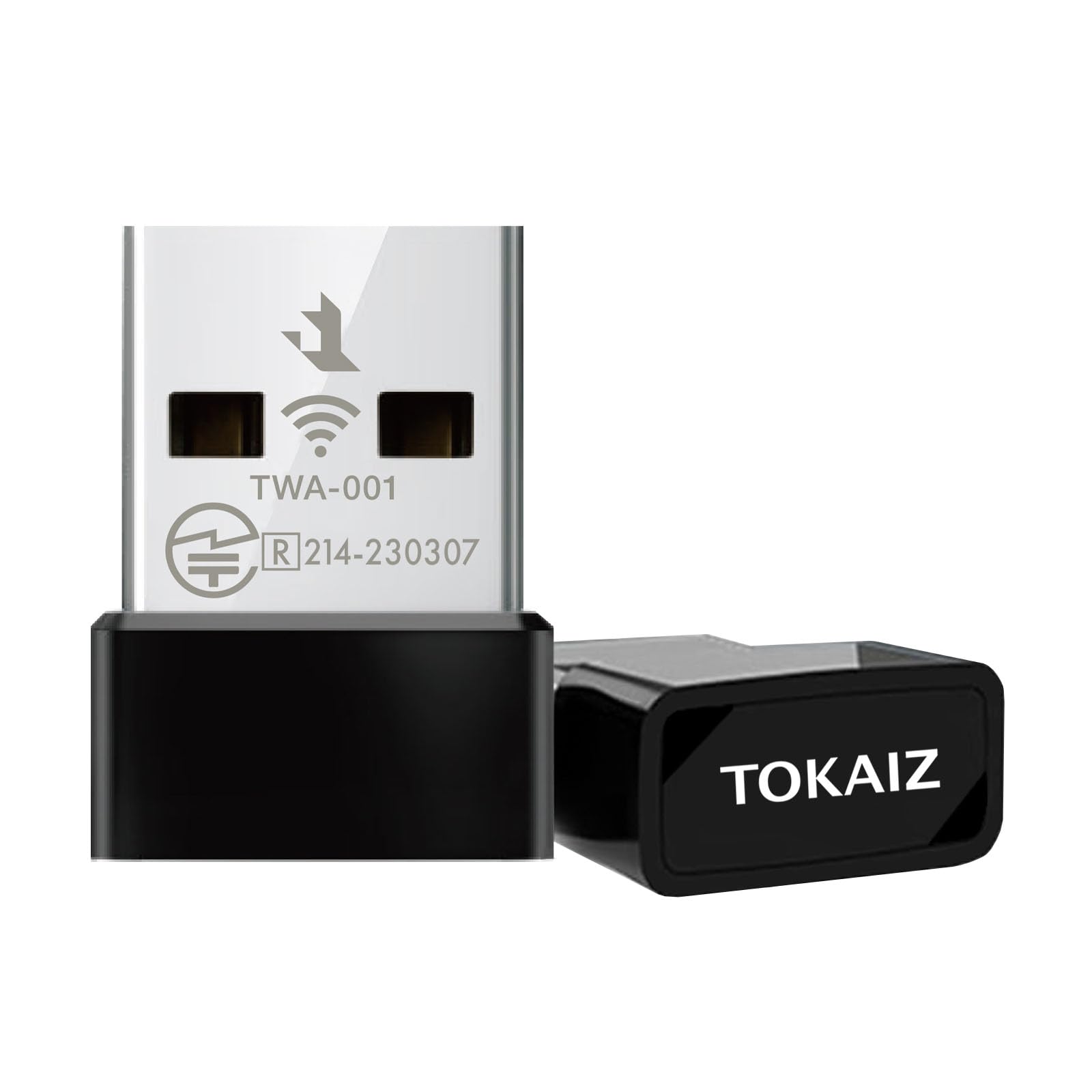

TOKAIZ Wireless LAN WiFi Handset AC Compatible Wireless LAN Adapter AC600 5GHz 433Mbps 200Mbps Ultra Small USB Wireless Adapter Compatible with OS