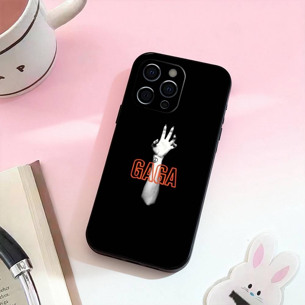 L-Lady Singer G-Gaga Phone Case Silicone Soft For IPhone 17,16,15,14,13,12,11,XS,Plus Pro Max