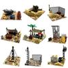 DIY Desert Military Outpost Command Camp Building Blocks Set