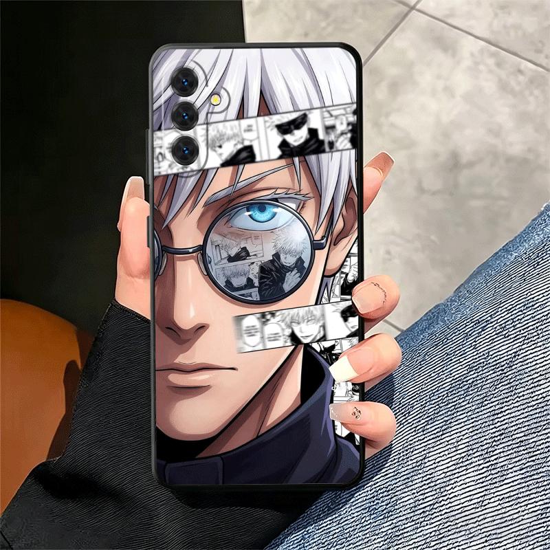 Anime Gojo Satoru JUJUSU Soft Phone Case for Samsung A17 A37 A57 A16 A26 A36 A56 A15 A25 A35 A55 A14 A24 A34 A54 A13 A23 A33 A53