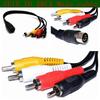 5 Pin Male Din Plug To 4 X RCA Phono Male/Female Plugs Audio Cable 5 Pin Female Din Plug To 4 X RCA Phono Male Cable 50cm 150cmGood Product