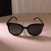 Cool Big Frame Square Sunglasses for Women Men Fashion Designer Brand Colorful Mirror Lens Black Colors