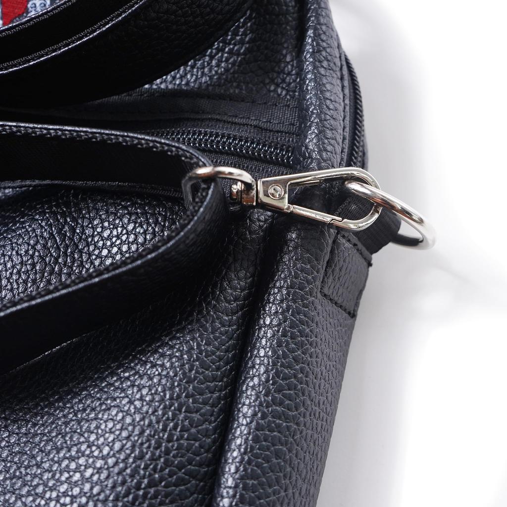 Ben Davis Kunstleder Umhängetasche BDW-8441 SCHWARZ BK