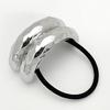Vintage stil legering konkav hår slips geometrisk design legering dekor elastisk hår ring kvinner hestehale holder hår tilbehør