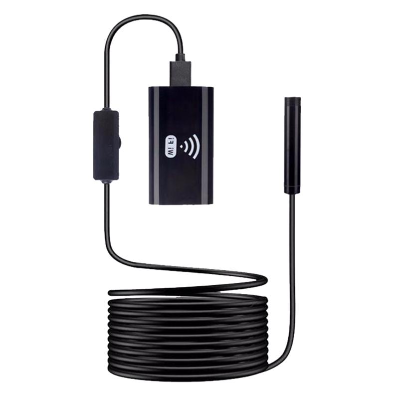 Endoscope Camera with Light for Cellphone,Borescope Inspection Camera with Adjustable LED Light Waterproof Snake Camera
