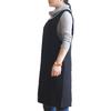 Cotton Linen Japanese Apron Halter Cross Back Bandage X Shape Aprons Two Pockets