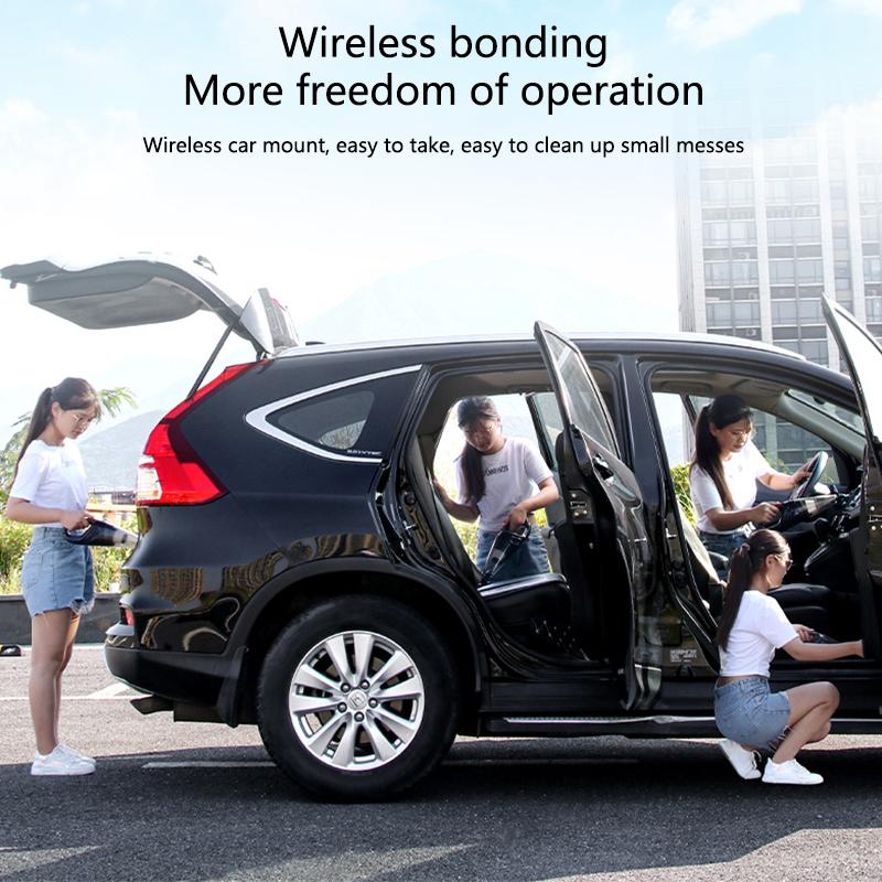Handheld Vacuum Cleaner Powerful Cyclone Suction Rechargeable Vacuum Cleaner Quick Charge For Car Home Pet Hair