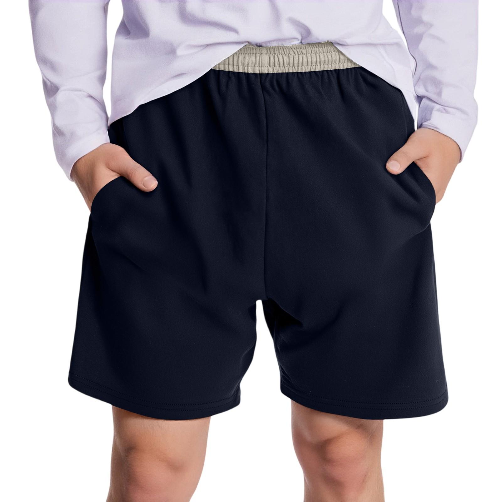 

Мужские повседневные спортивные шорты, свободные пижамные брюки XXXL тёмно-синий