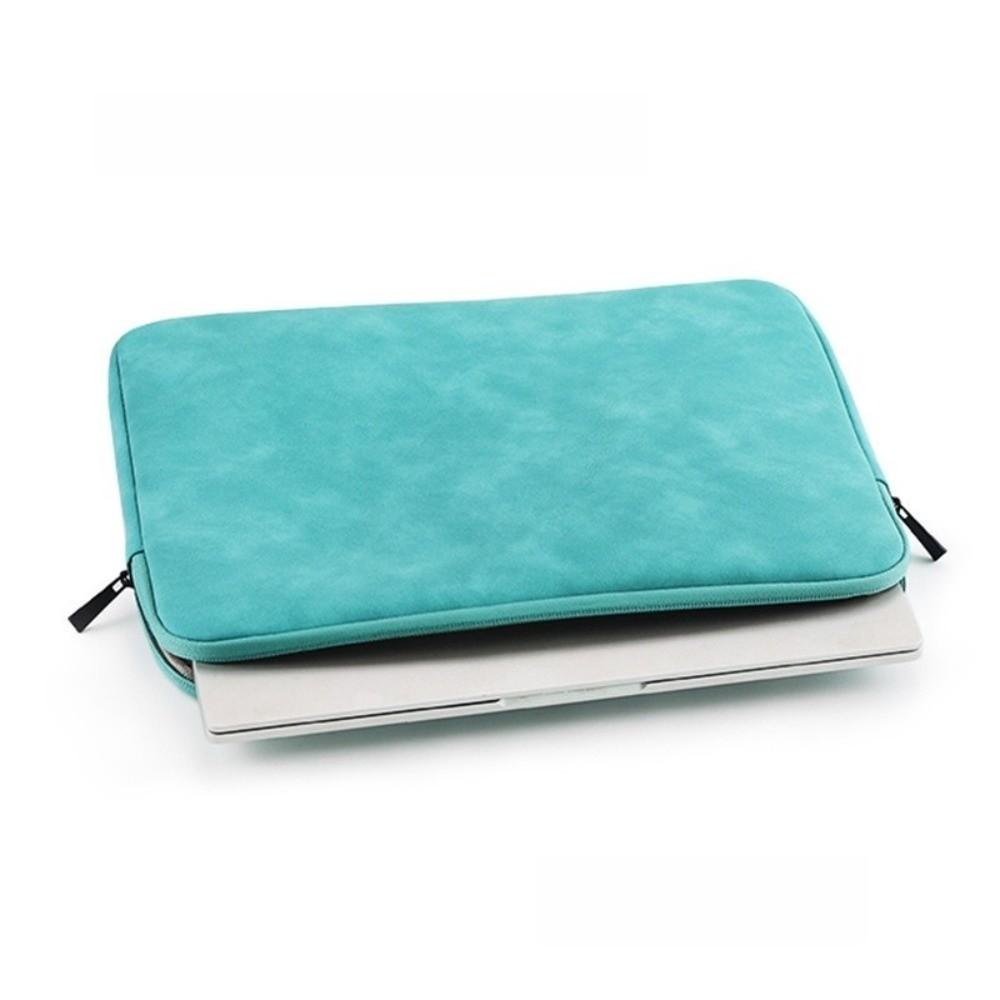 Zipper Laptop Sleeve Bag PU Leather Laptop Sleeve Portable Laptop Case Daily Commute