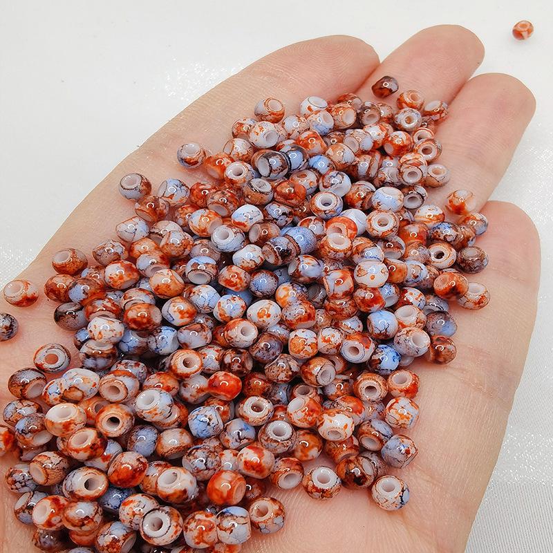 

Превосходный чешский бисер-рубка 4 мм в стиле Пикассо для изготовления украшений ручной работы 4mm, 10g/bag (~120 beads)