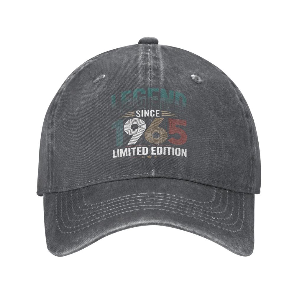 60 Jahre Alte Legende Seit 1965 60. Geburtstag Sonne Baseballkappe Herren Design Hip Hop Hüte Sommer Streetwear Outdoor Baseballkappen