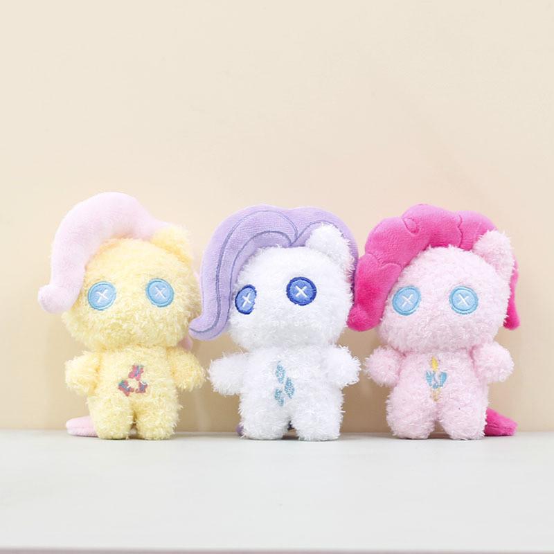 Cute Miniature Horse Plush Pendant Keychain Charming Stuffed Animal For Kids